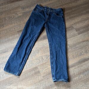 Wrangler Men's Dark Blue Straight Jeans 30x32